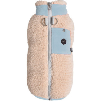 Pull Alpaga Bleu CROCI - Chaud & Pratique pour Chien Taille 36M