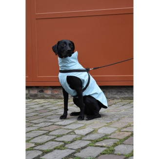 Manteau Croci Tom imperméable bleu glacier - 48L pour grands chiens