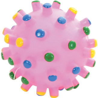 Jouet Zolux balle picot vinyl 7 cm - Hygiène dentaire & jeu pour chien