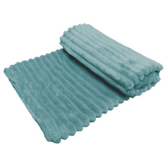 Plaid Croci Turquoise - Confort doux pour chien et chat 140x100cm