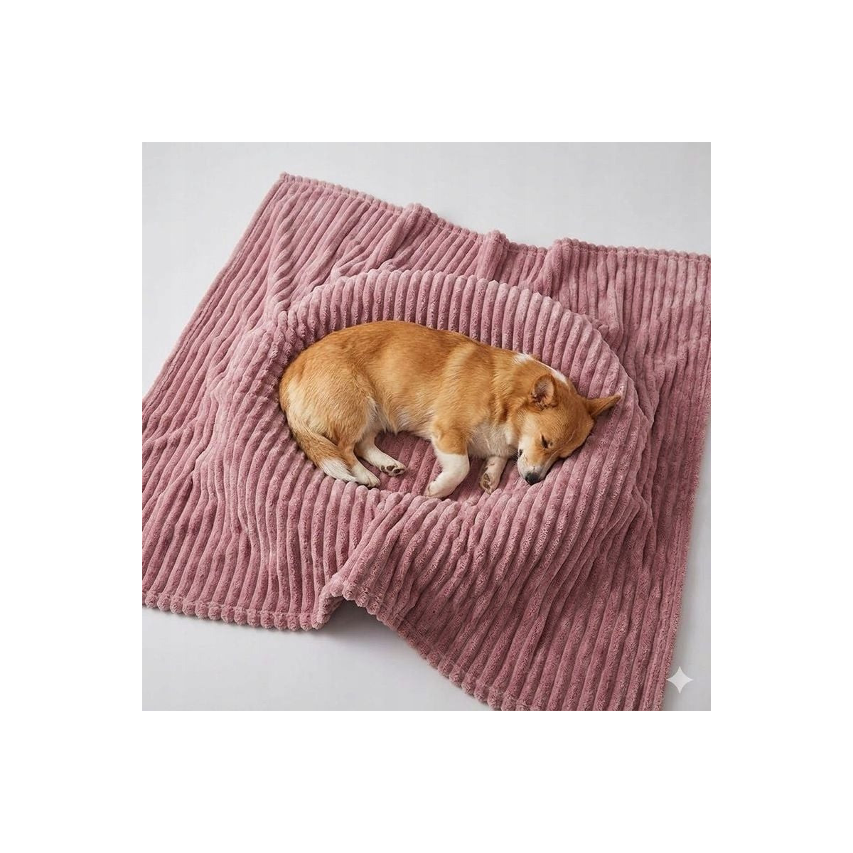 Plaid Croci Hyg - Confort Dusty Rose 140x100cm Chien & Chat