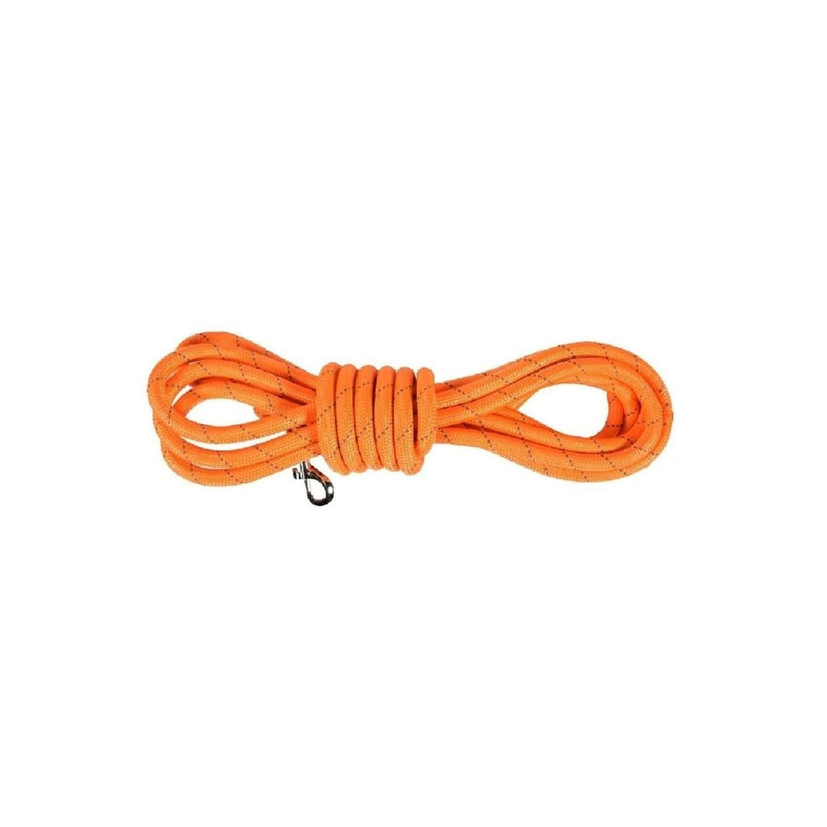 Longe randonnée Croci 10m orange - Robuste, réfléchissante, lavable