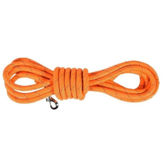 Longe randonnée Croci 10m orange - Robuste, réfléchissante, lavable