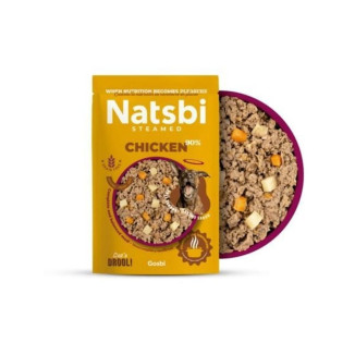 Gosbi Poulet Vapeur pour Chien 500g - 90% Poulet Frais, Sans Additifs