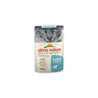 Almo Nature Pâtée Chat Urinaire Poisson Poulet - 6x70g