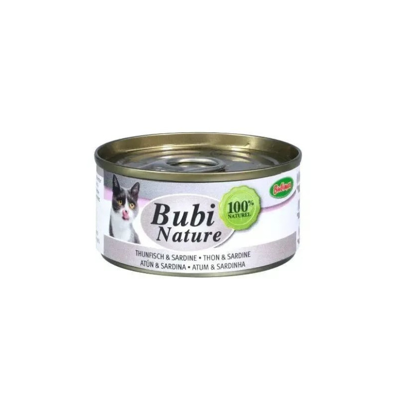 Bubimex Pâtée Chat Thon Sardine 140g - Naturelle & Hydratante