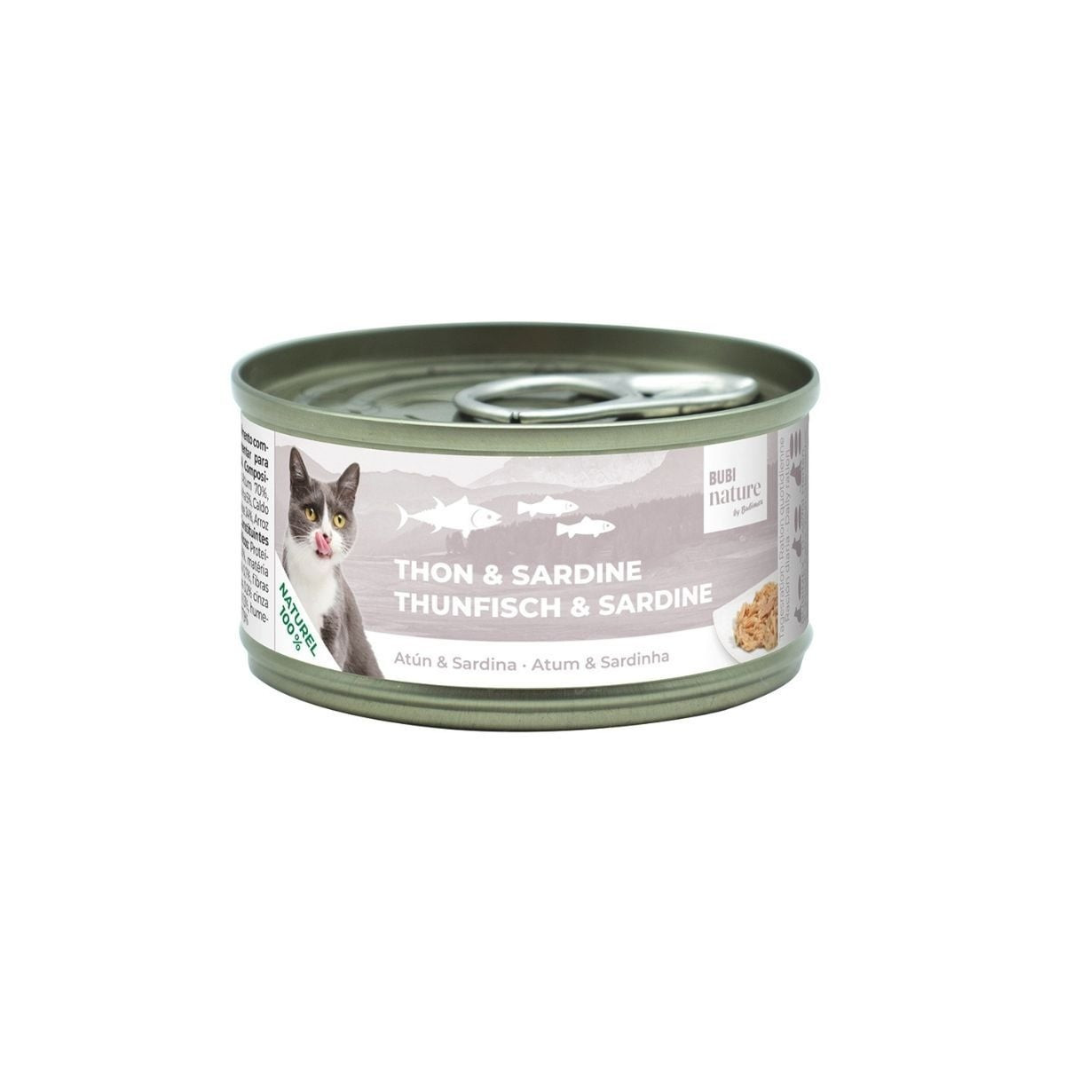 Bubimex Pâtée Chat Thon Sardine 140g - Naturelle & Hydratante