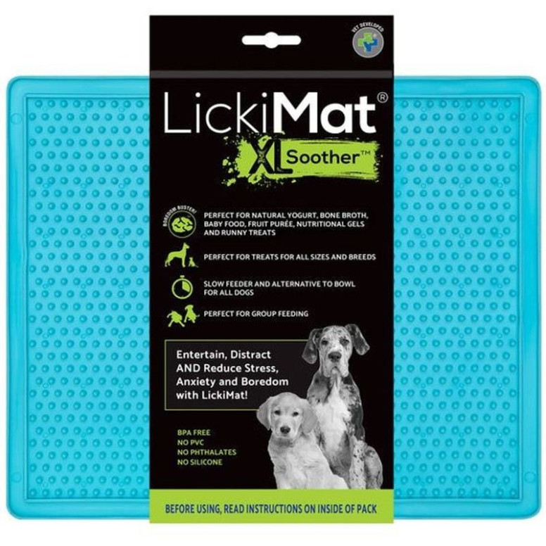 Lickimat Soother XL Turquoise : Anti-stress pour chien & chat