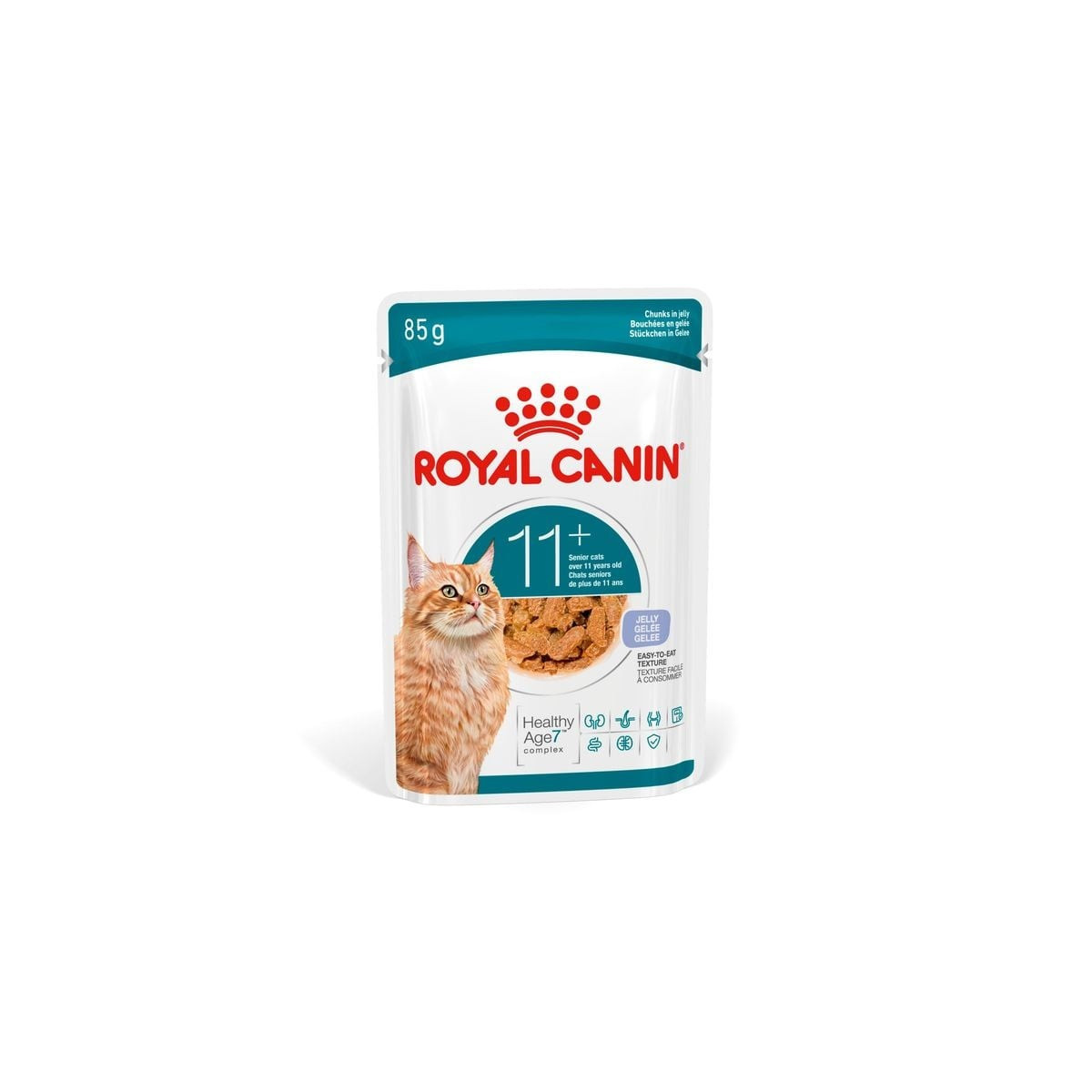 Royal Canin pâtée senior 11+ gelée : santé et vitalité pour chats âgés
