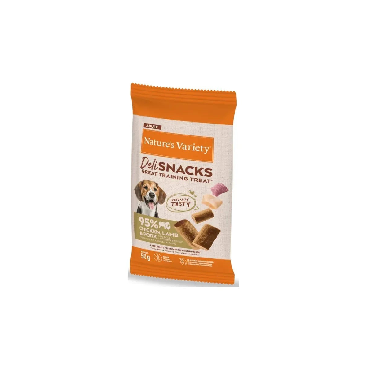 Nature's Variety Friandises Chien Agneau 50g - Récompenses 95% Viande