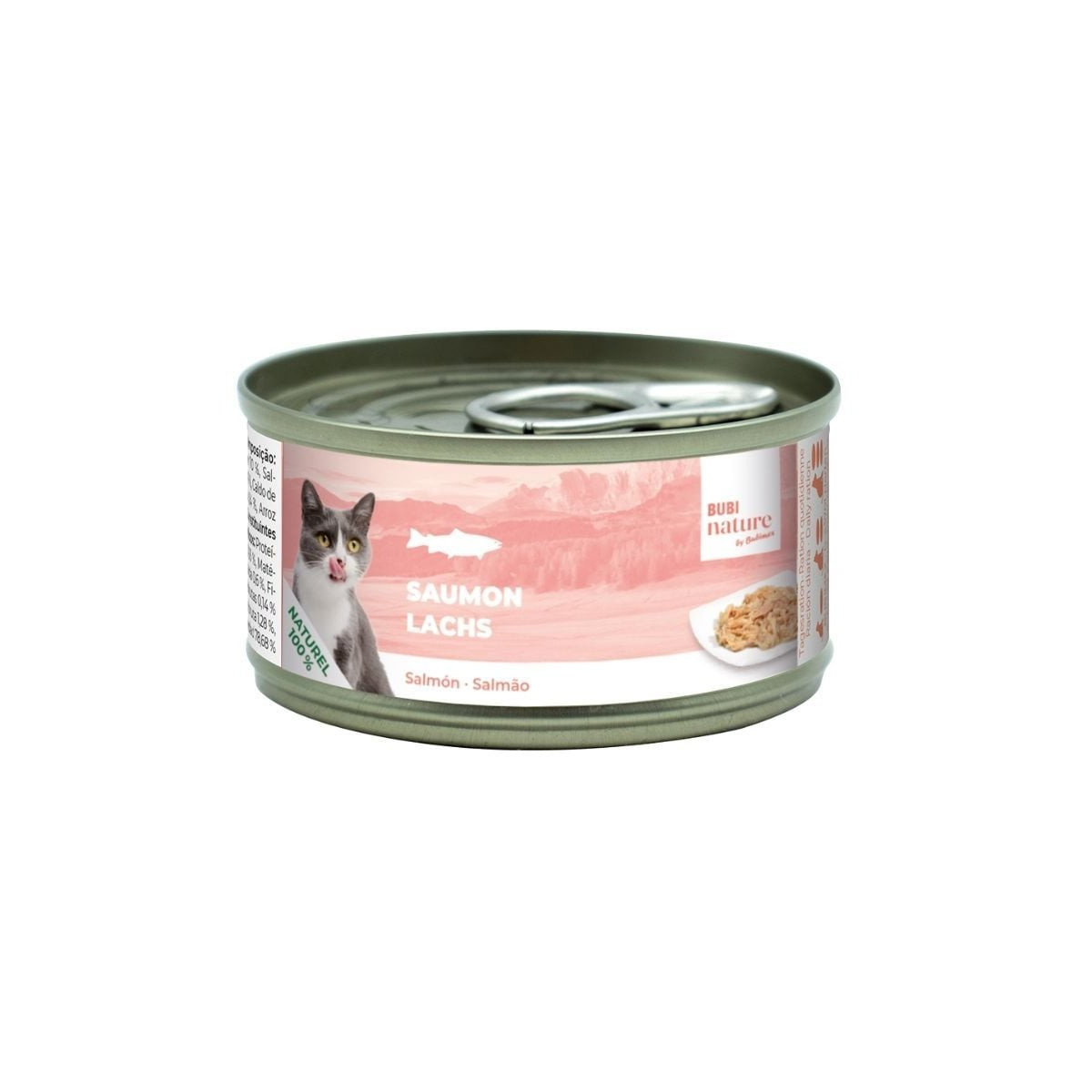 Bubimex Pâtée Chat Saumon 70g - Sans Additifs, Naturelle & Digestive