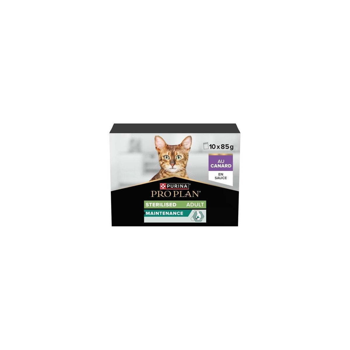 Proplan pâtée chat stérilisé canard sauce 10x85g - Santé & goût