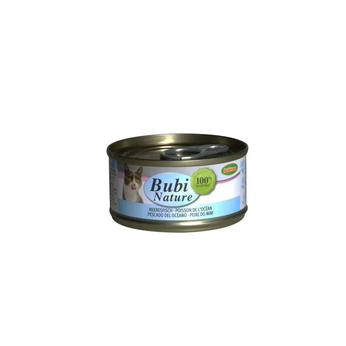 Bubimex Pâtée Chat Poisson Océan - 140g, Riche en Protéines