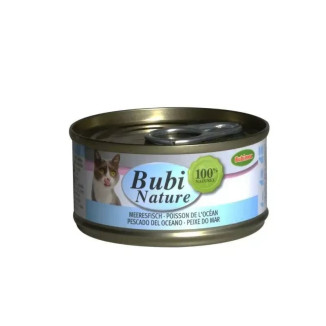 Bubimex Pâtée Chat Poisson Océan - 140g, Riche en Protéines