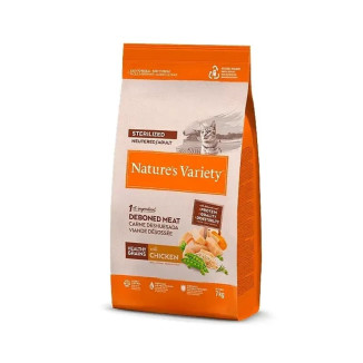 Croquettes Poulet Nature's Variety - Chat Stérilisé 3kg - Santé Idéale