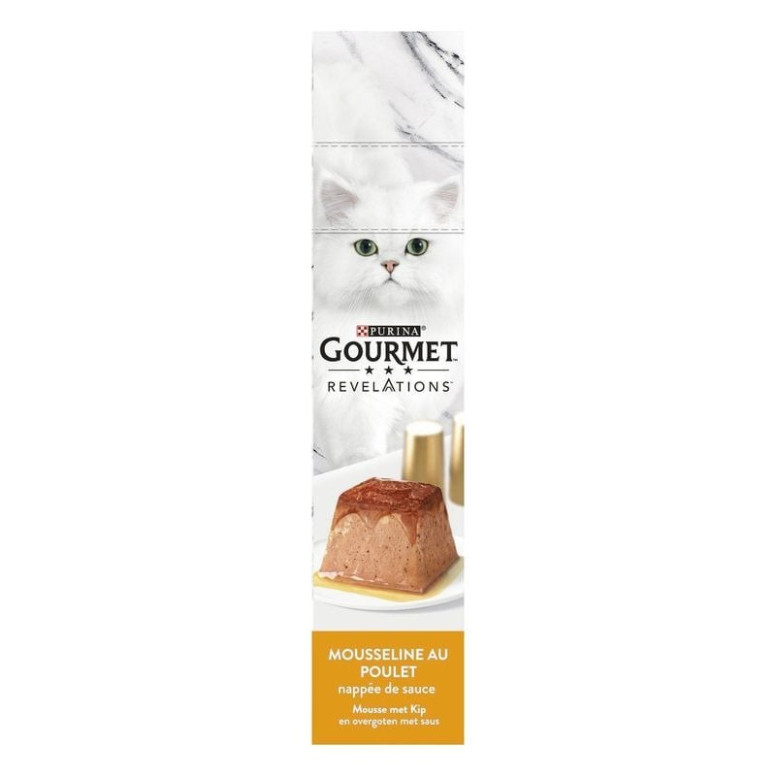 Nourriture Humide GOURMET Poulet - 4 Dômes 57g - Chats Adultes