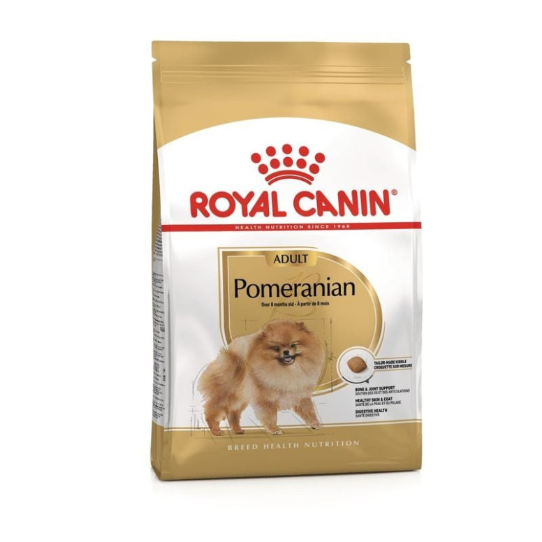Royal Canin croquettes Pomeranian adulte 3kg - Santé peau & pelage
