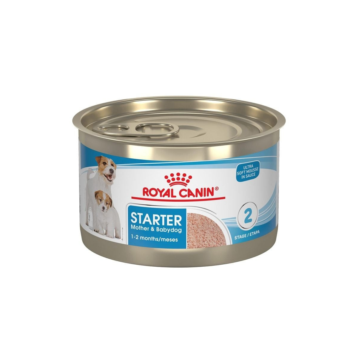 Royal Canin pâtée chiot 195g : texture mousse pour transition douce