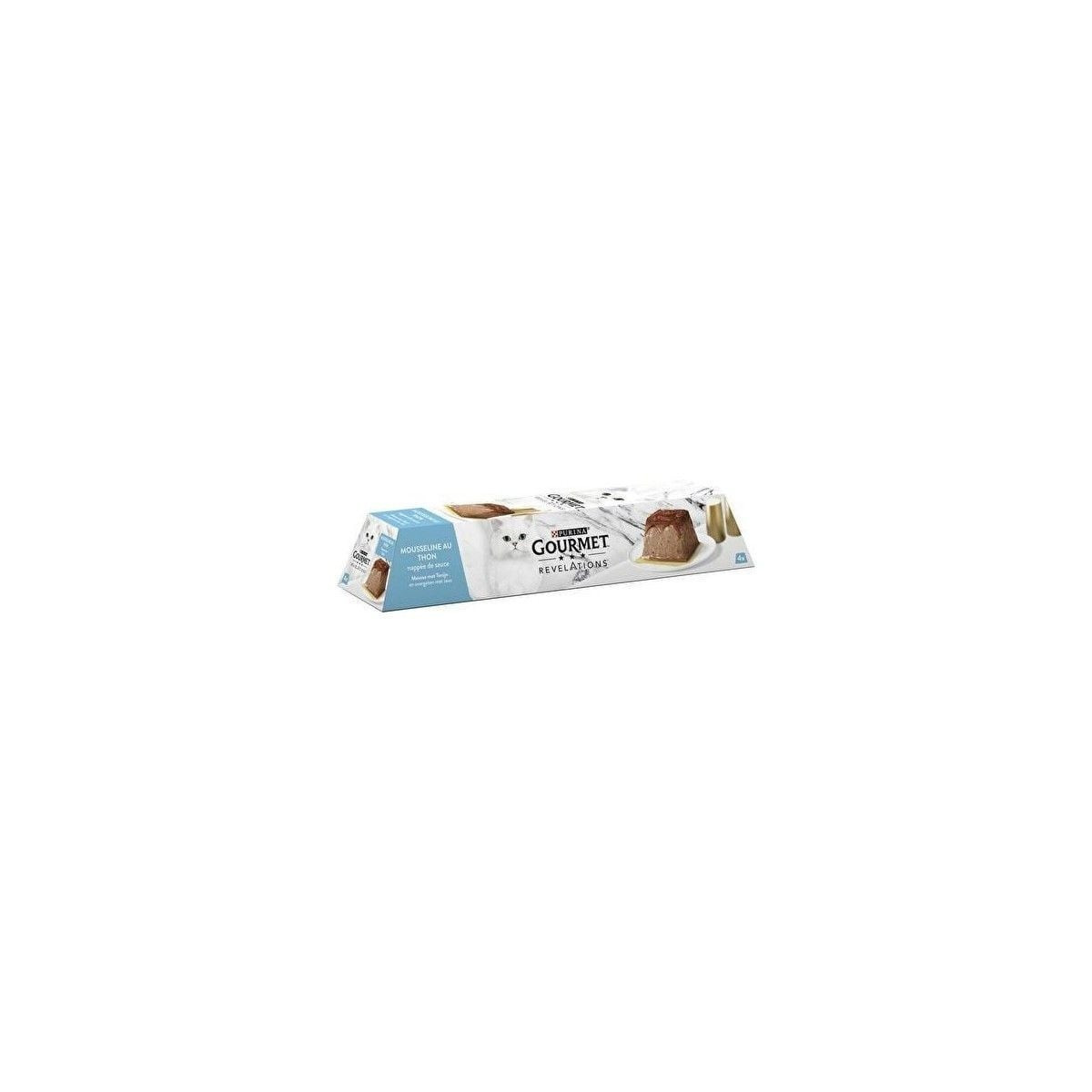 Purina Gourmet : Mousseline Thon Chats - Délice Premium 4x57g
