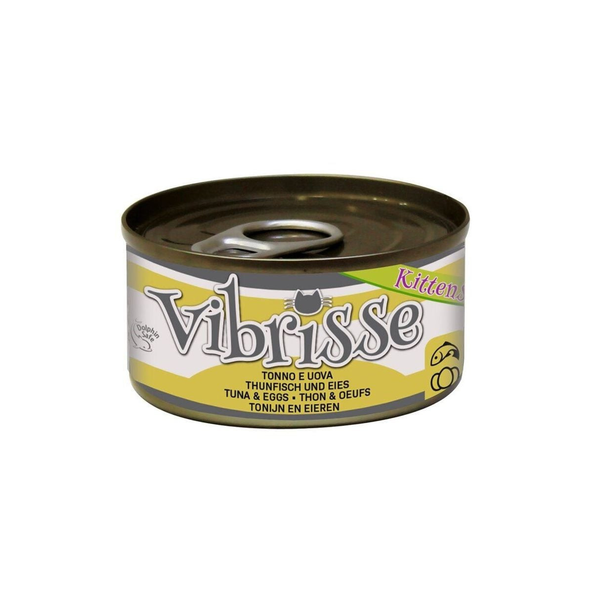 Pâtée Vibrisse Chaton Thon & Œufs 70g - Croissance Saine