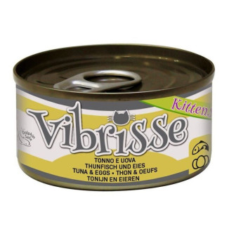 Pâtée Vibrisse Chaton Thon & Œufs 70g - Croissance Saine