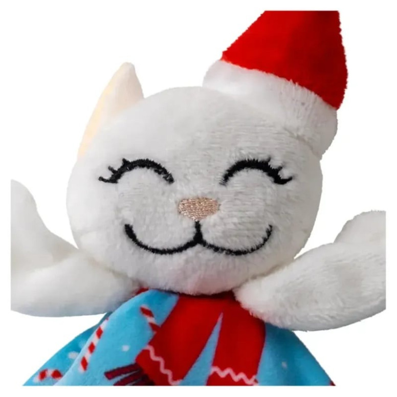 Jouet chat KONG Santa Kitty : peluche craquante festive avec cataire