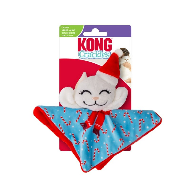 Jouet chat KONG Santa Kitty : peluche craquante festive avec cataire