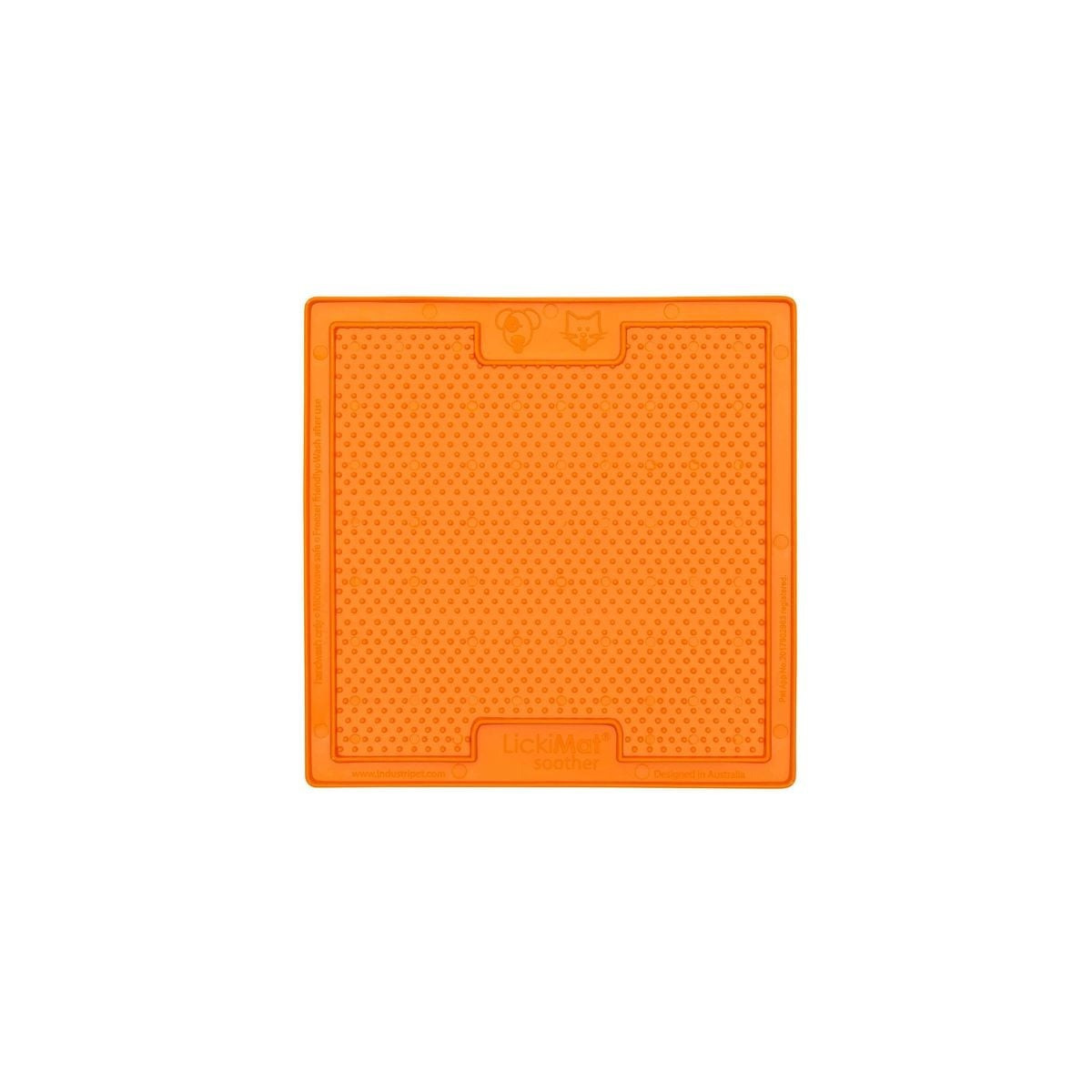 Lickimat Soother orange : Gamelle anti-stress pour chat