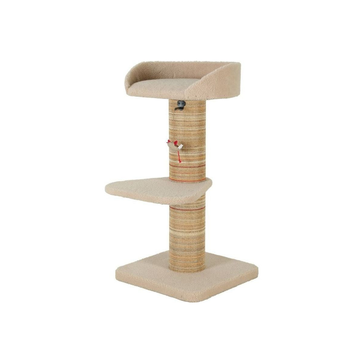 Arbre à chat Boréal 95cm - Couchage rembourré, adapté grands chats