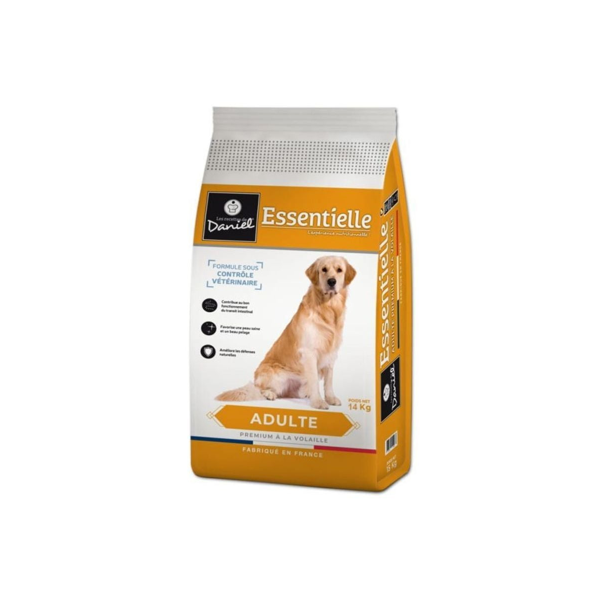 Croquettes volaille chien adulte 14kg - Équilibré & digestes