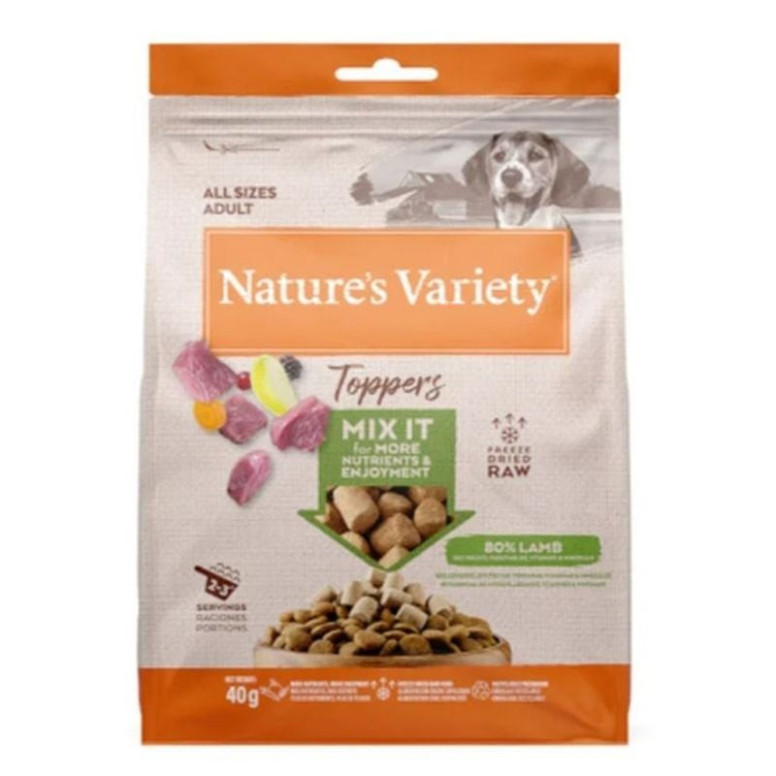 Nature's Variety Topper Agneau Lyophilisé 40g - Pour Chien & Chat
