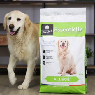 Croquettes pour chien allégées 14kg - Volaille & bien-être articulaire