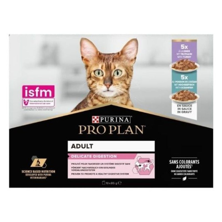 Proplan pâtée chat stérilisé dinde & poisson - Digestion sensible
