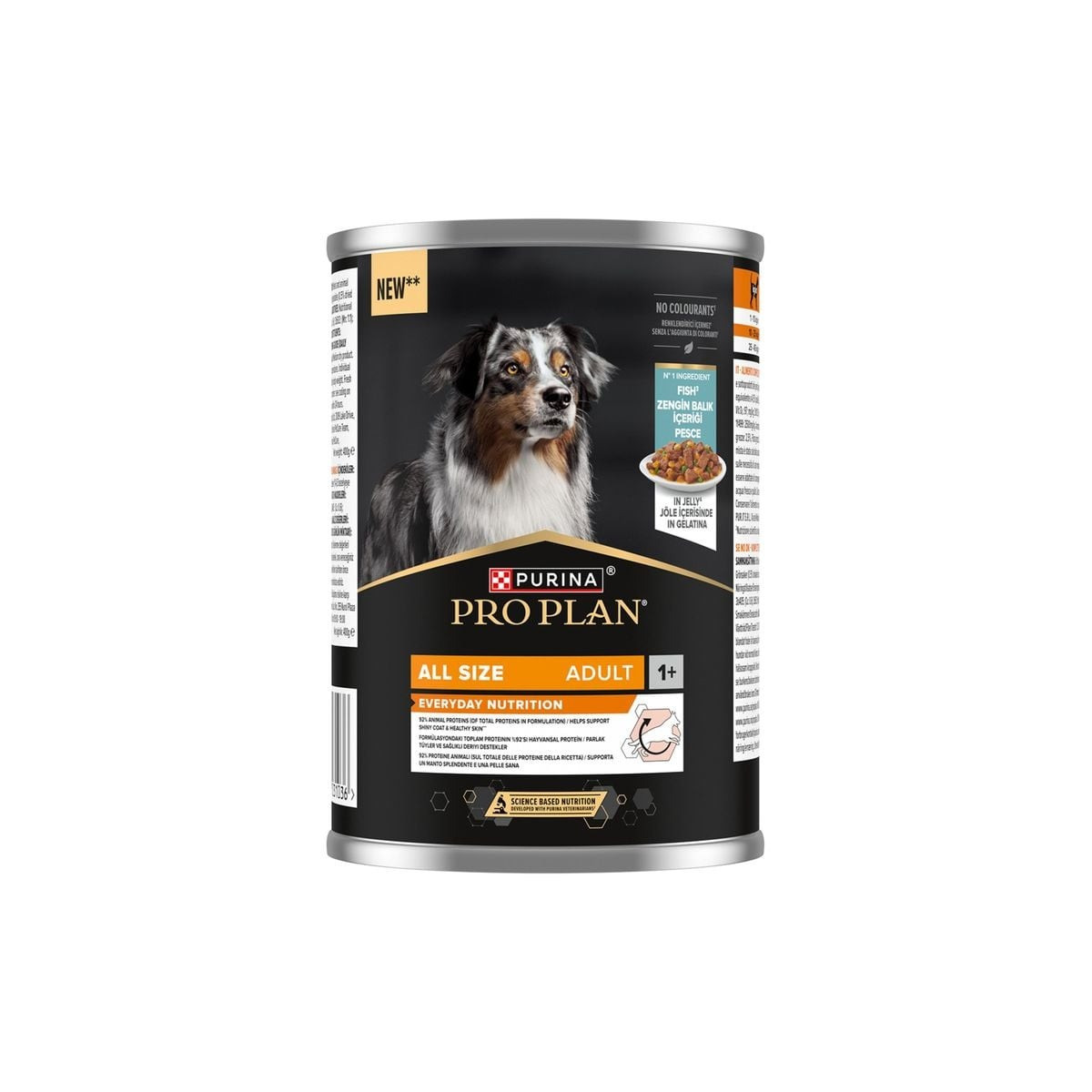 Pâtée Purina Poisson Gelée 400g - Chiens Adultes Toutes Tailles