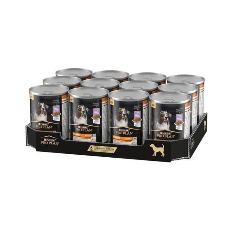 PROPLAN pâtée dinde gelée chien adulte 400g - Nutrition optimale