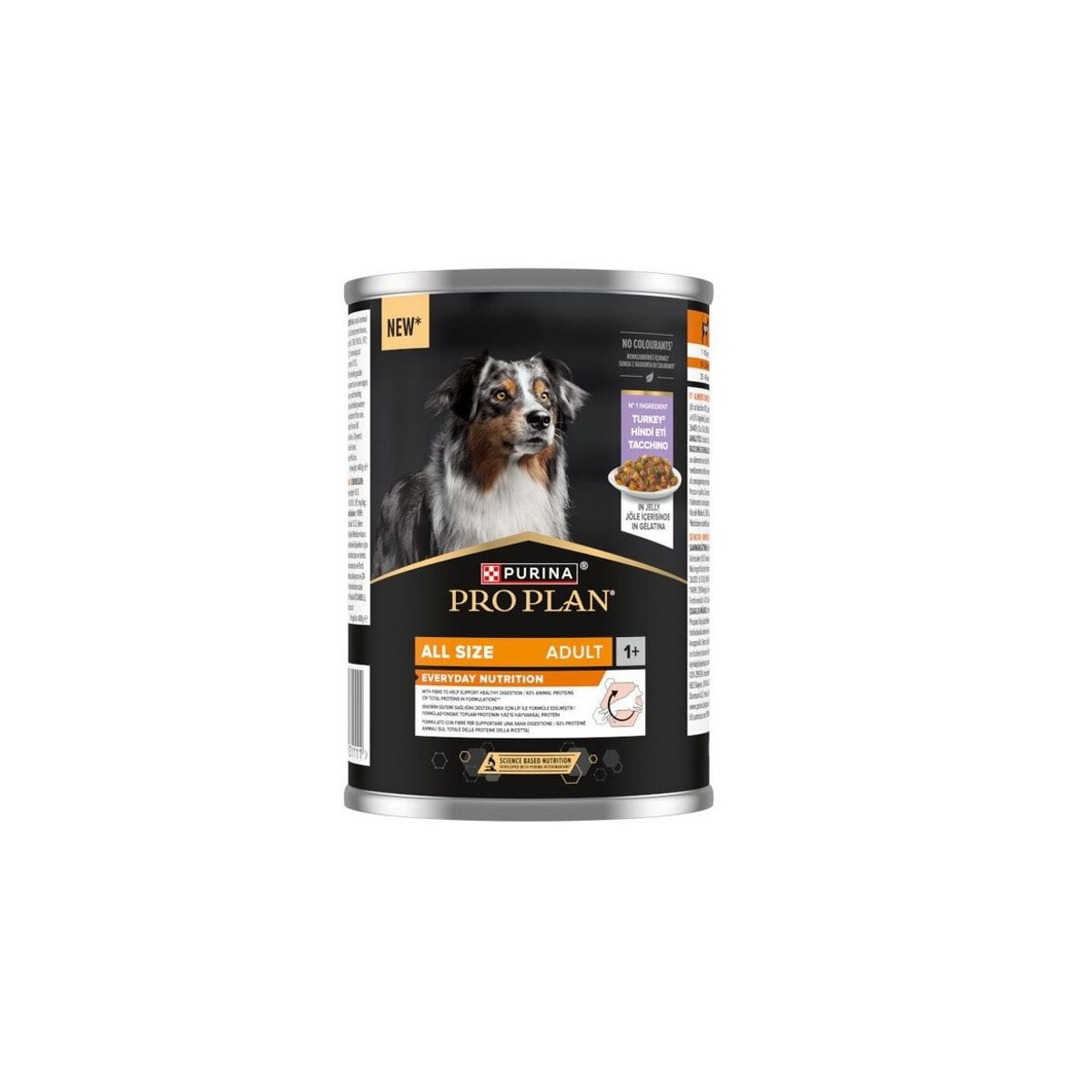 PROPLAN pâtée dinde gelée chien adulte 400g - Nutrition optimale