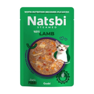 Gosbi pâtée chat agneau 80g - Sans additifs, renforcement immunitaire