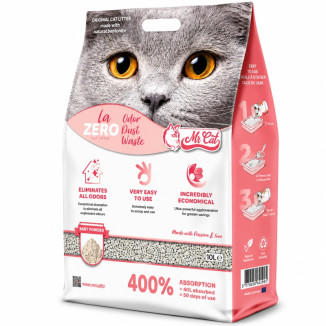 Litière MRCAT Baby Powder 5L : Absorption 400% & sans poussière