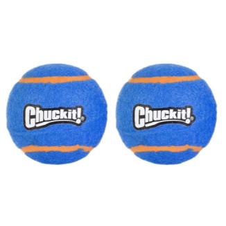 Jouet Chuckit! Balle Tennis Squeaker L - Lot 2 pour Chien