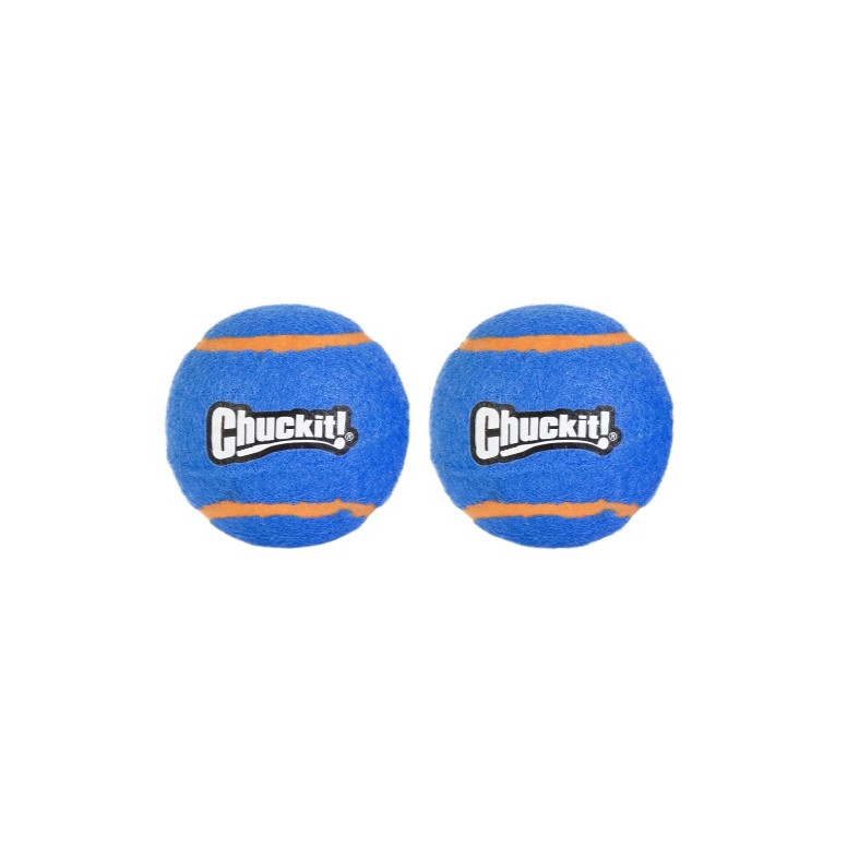 Jouet Chuckit! Balle Tennis Squeaker L - Lot 2 pour Chien