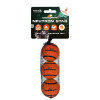 Dog Comets : 3 balles tennis orange 5 cm - Rebondissantes & amusantes
