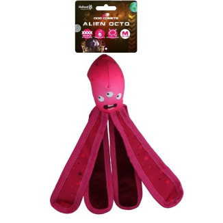 Jouet chien Dog Comets Alien Rose : flottant, crépitant, 28cm