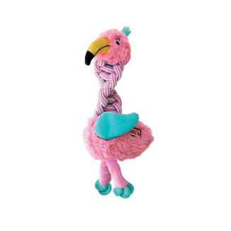 KONG Knots Twists - Jouet corde tressée chien grand, sifflet intégré