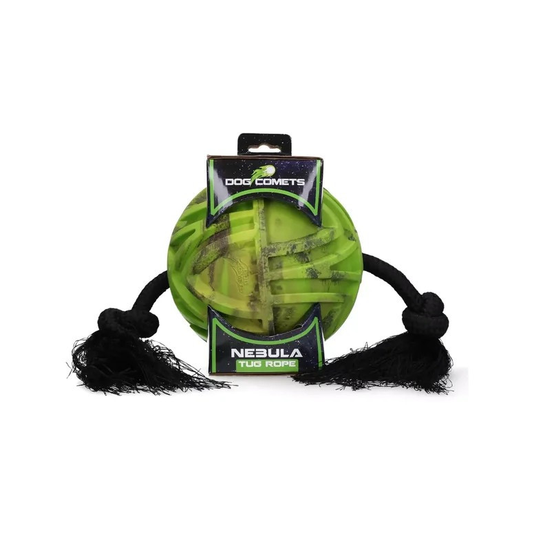Jouet chien Dog Comets Ball Nebula Vert - 18cm - Rebond dynamique
