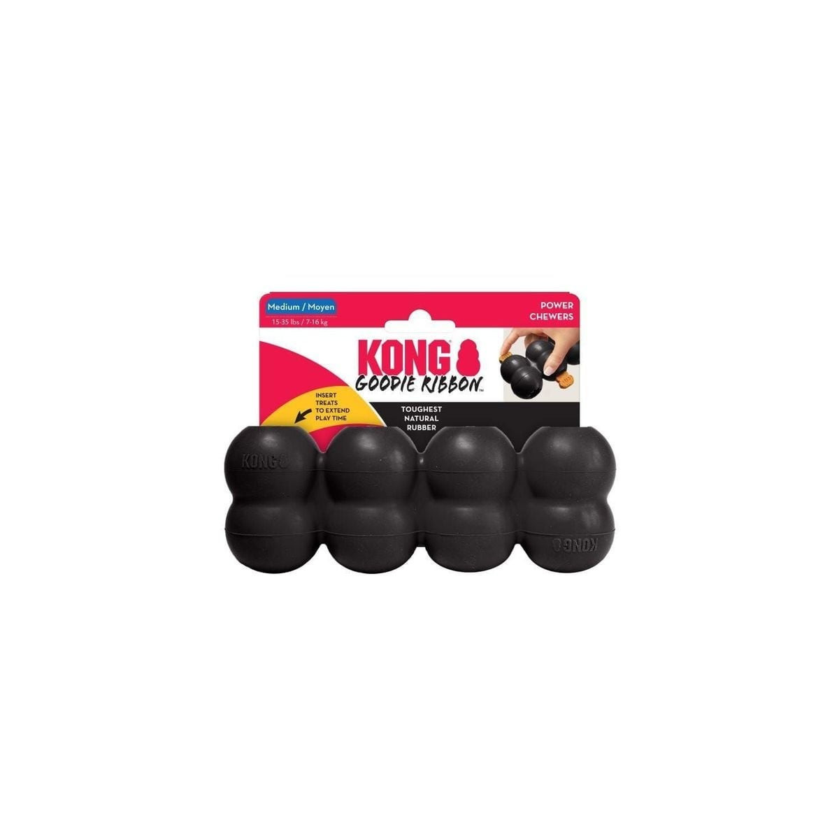 Jouet KONG Extreme : Distributeur os friandises pour chien