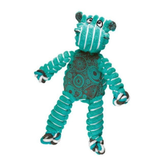 Jouet KONG Hippo (L) - Peluche résistante pour chien, jeu et câlins