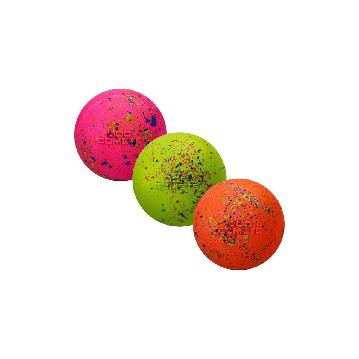 Ballon chien Dog Comets 14cm : Rebond & soins dentaires
