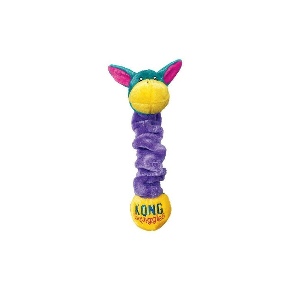 KONG Squiggles (M) 27 cm : jouet couineur pour chiens actifs et chiots