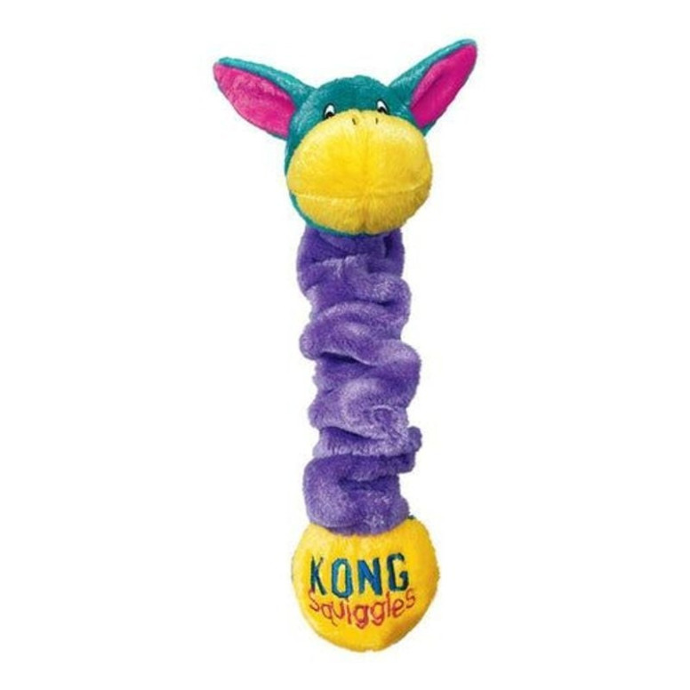KONG Squiggles (M) 27 cm : jouet couineur pour chiens actifs et chiots