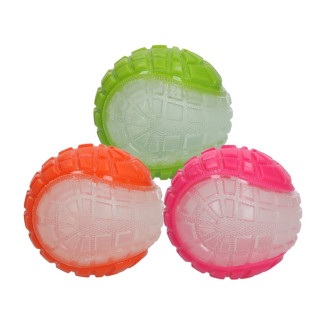 Dog Comets Moon Vert Phosphorescent - Jouet chien brillant 7,5 cm